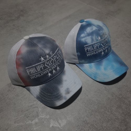 کلاه کتان آبرنگی گلدوزی پشت توری کد klh0008