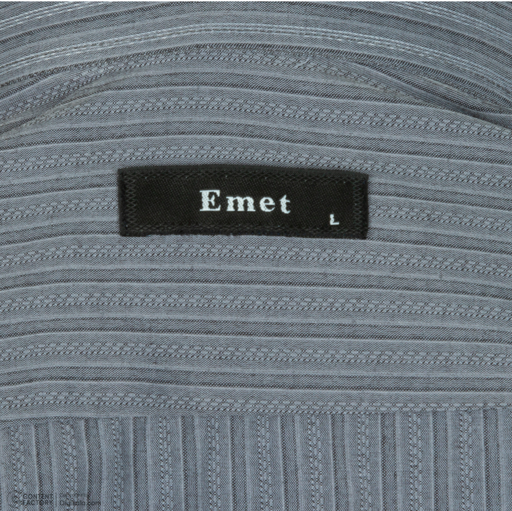 پیراهن تترون آستین بلند مردانه مدل نوک مدادی راه راه کد PB0004