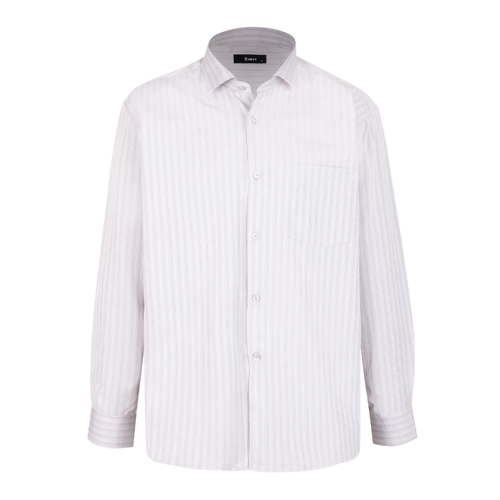 پیراهن تترون آستین بلند مردانه مدل پیازی راه راه کد PB0004