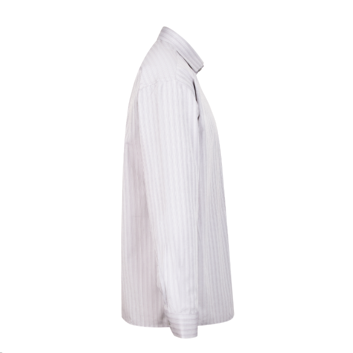 پیراهن تترون آستین بلند مردانه مدل پیازی راه راه کد PB0004