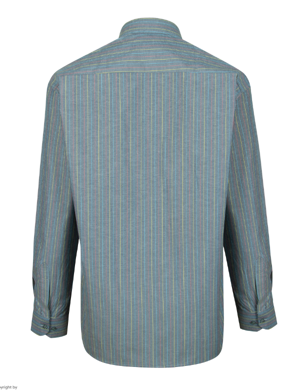 پیراهن آستین بلند مردانه مدل نوک مدادی راه راه کد PB0002